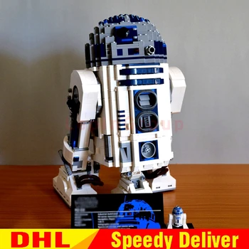 

LP 05043 2127Pcs New Genuine Star War Series The R2-D2 Robot Set Out of print Building Blocks Bricks LPed Toys Clone 10225