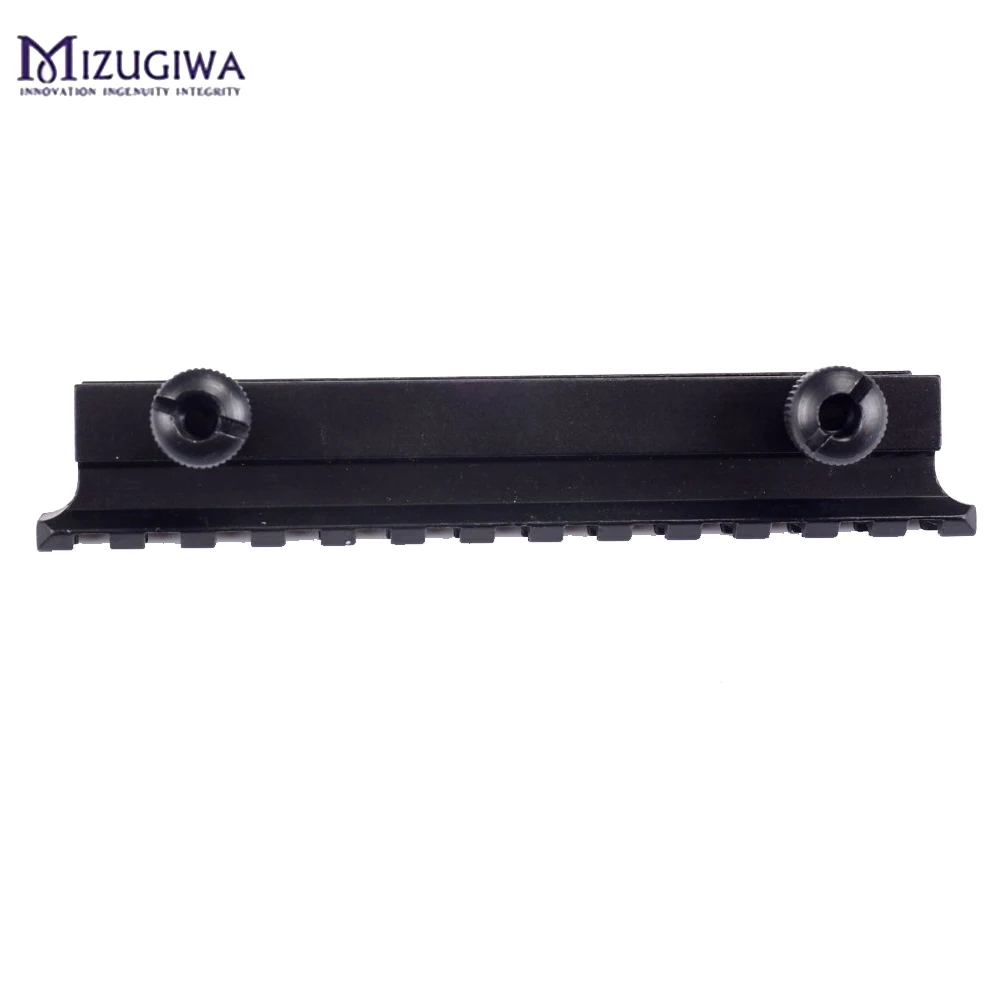 Mizugiwa 1 шт. Riser планка пикаттини Rail 20 мм Weaver See-Thru AR Flat-Top 8 слотов 13 слотов страйкбол охотничий прицел крепление Каза