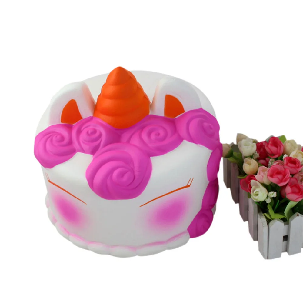 Очаровательные приседания Kawaii Jumbo торт медленно поднимающийся крем Ароматизированная игрушка для снятия стресса