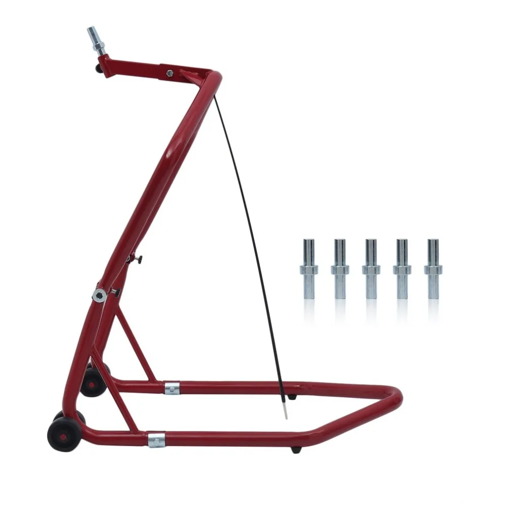 

TD-003-17-2 Professional 750lb 340kg Heavy Duty Motorcycle/Bike/Motorbike/Cycle Front Head Stock Metal Lift Paddock Stand Kit