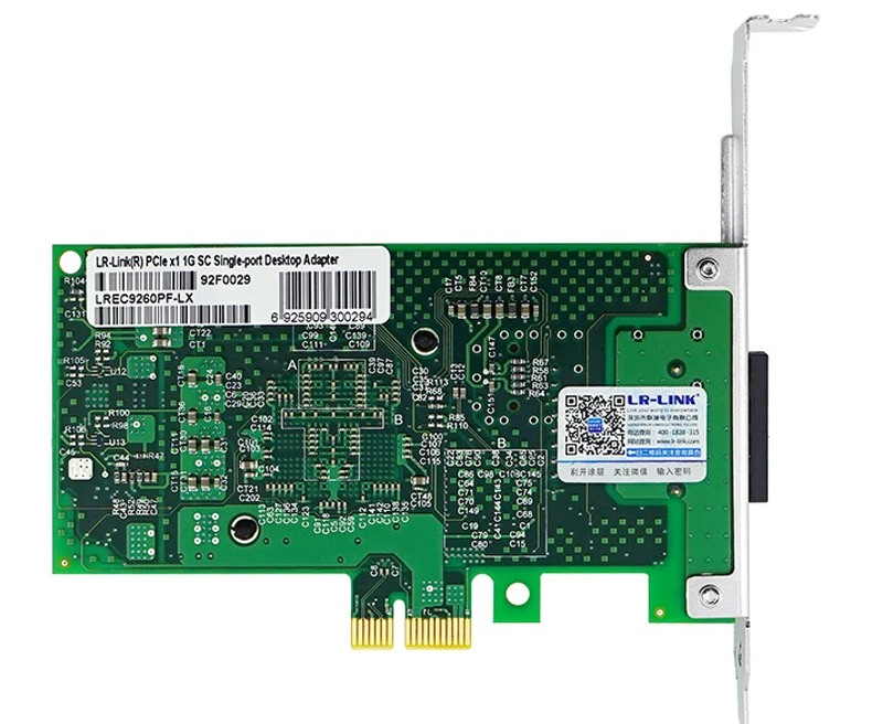 LR-LINK 9260psf-lx Gigabit Ethernet сервер адаптер 1000 МБ волоконно-оптическая сетевая карта Intel 82586 совместимый E1G42EF Nic