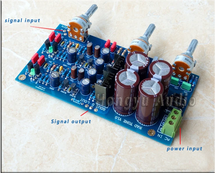 DIY Tone Board английский NAD HIFI Tone Preamp Board Kit