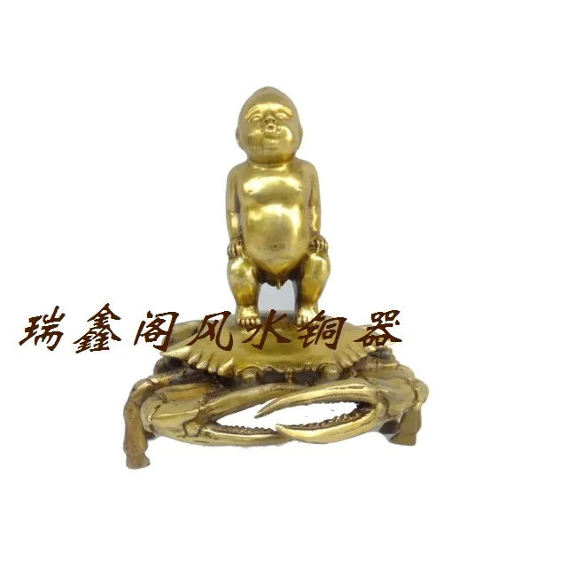

Bronze statue copper crafts decoration copper crab lucky fortune