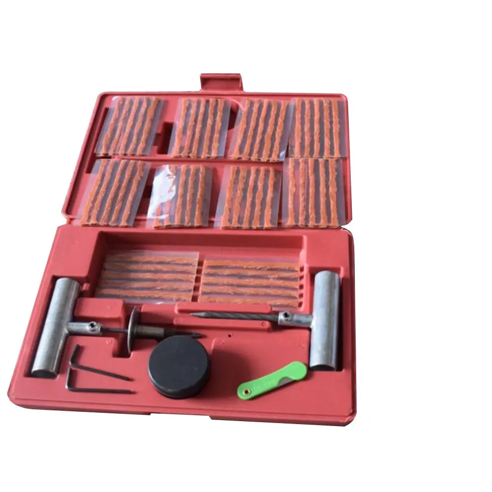 

57pcs Wheel Tire Repair Kit DIY Flat Tire Repair Tool for Car Truck Motorcycle Home Plug Patch Garage Tools
