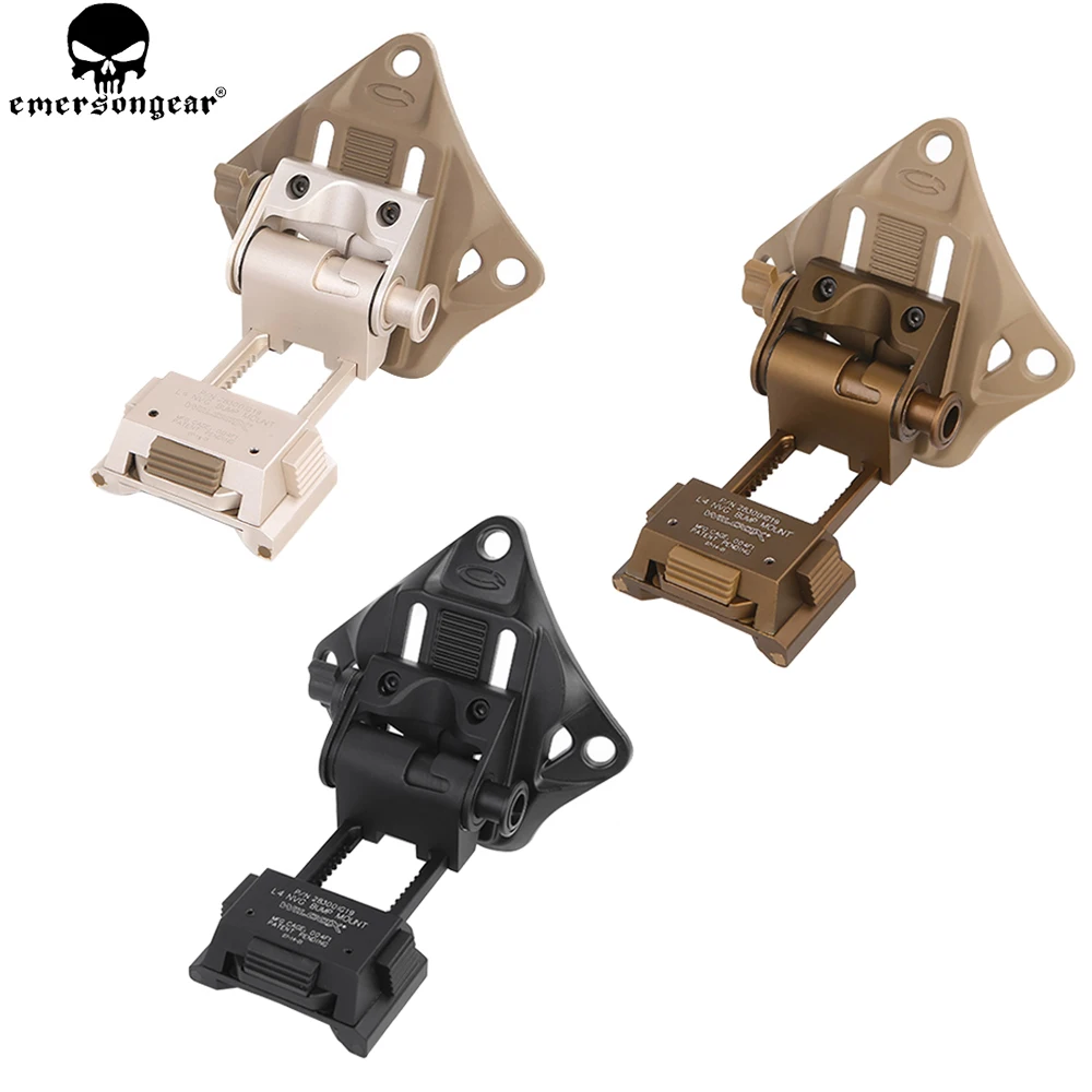 EMERSON hletmet L4G19 крепление для ПНВ с бандажом PVS15/PVS18/GPNVG18Hunting Тактический шлем Ночное