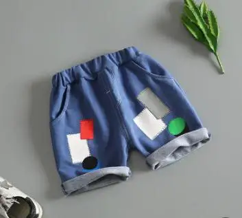 5/10 детские штаны детские джинсовые шорты летняя детская одежда в Корейском стиле джинсы для маленьких мальчиков и девочек SY-F192101 - Цвет: 182107