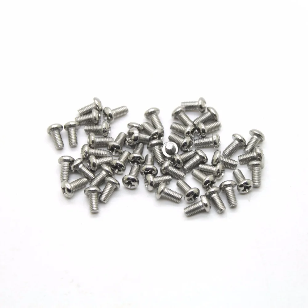 

50Pcs/lot M3 Screw 3 Phillips Pan Head Screws Stainless Steel Match M3