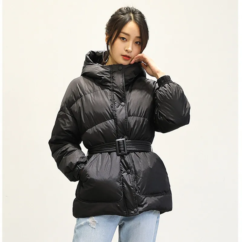 Women's Winter Jackets Fashion Collar Women's Down Jacket 2019 Winter New Short Paragraph Down Jacket Sweet Coat Female  S M L (26)