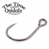 Fishing Hook High Carbon Steel Streams Bait Fishing Bass Lure Hooks Barbless Single Hooks For Fishing 100p ► Photo 1/6