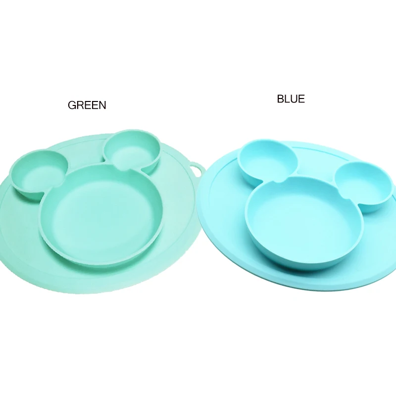 Детский Силиконовый поднос, детская миска и тарелка силиконовая для кормления малышей, миска для детей, силикагель, посуда для детей