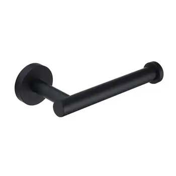 

Black Toilet Paper Holder stainless Steel Wall Mount shelf paper towel for bathroom accessories D24