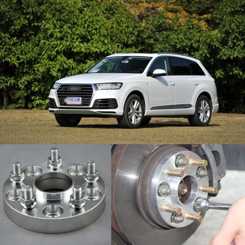 Teeze 4pcs New Billet 5 Lug 14*1.5 Studs Wheel Spacers Adapters For