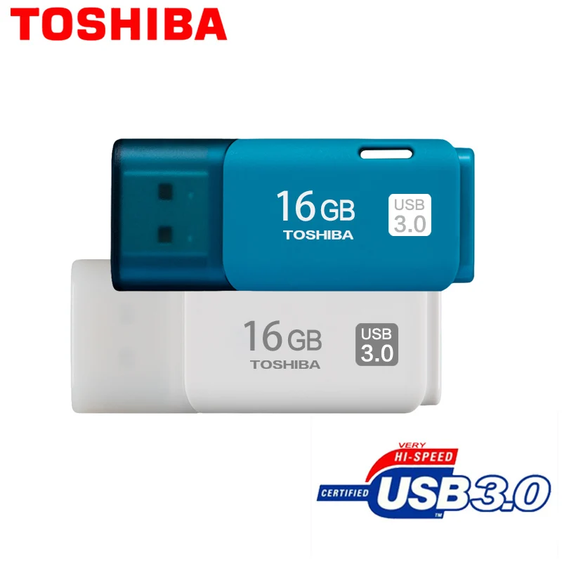 Новый Флеш-Диск TOSHIBA USB 3 0 64G 32G 16G Мини-накопитель пластиковая карта памяти