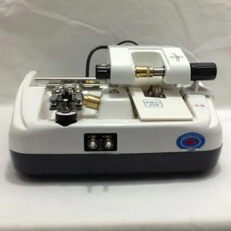 LY-12A Автоматическая фаска машина устройство для снятия фасок для объектива для полуоправы или без оправы Линзы для очков