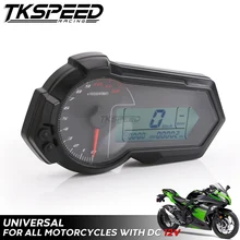 Для 2,4 цилиндров Универсальный 1200 об/мин мотоцикл одометр тахометр UTV ЖК цифровой спидометр для BMW KAWASAKI KTM HONDA SUZUKI