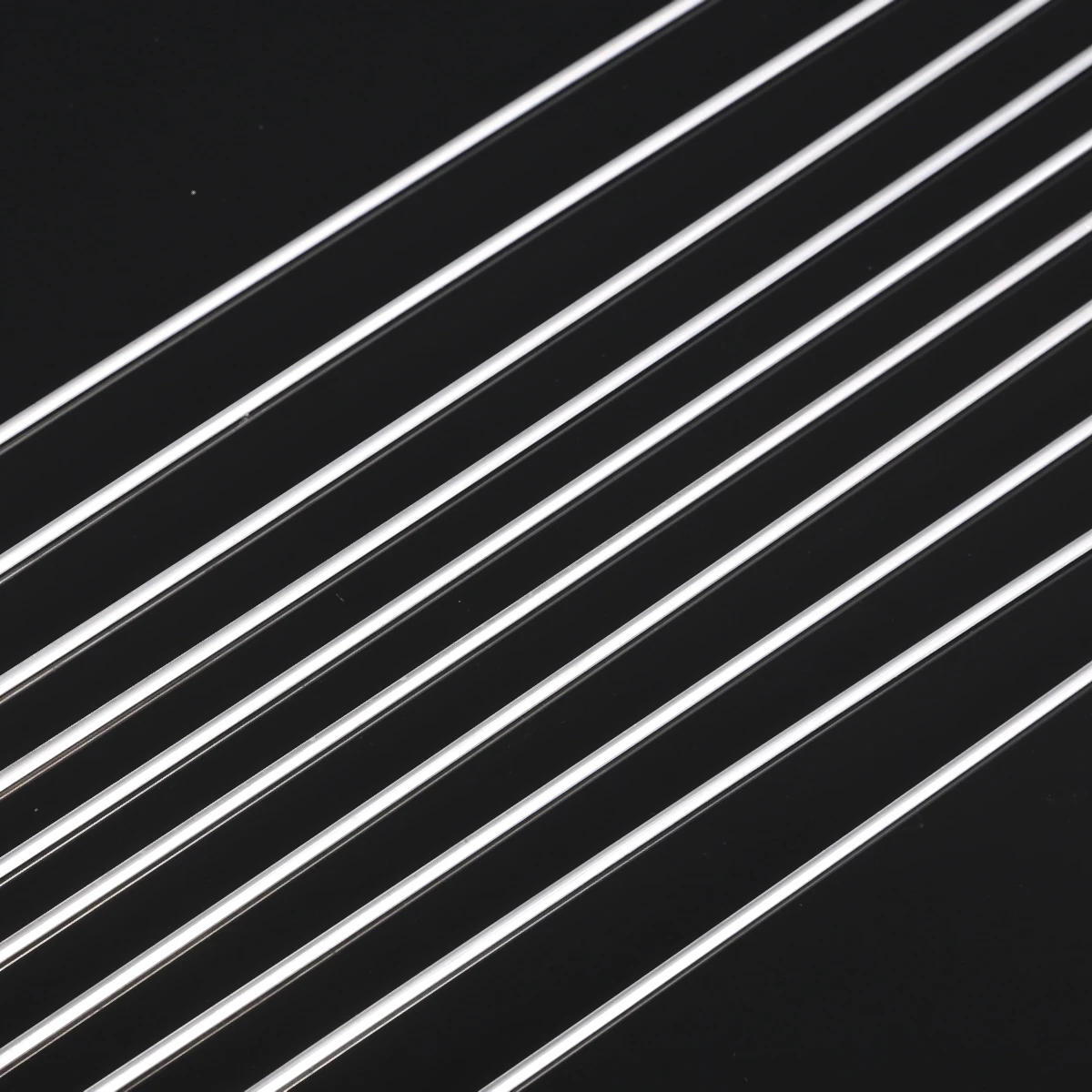 OSSIEAO 10pcs 2.4mm*450mm Silver Low Temperature Welding Rod Metal Aluminum Magnesium