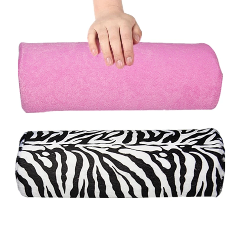 

Biutee Soft Zebra Stripe Hand Rest Cushion Pillow New Soft Pink Nail Art Small Hand Rests Pillow Cushion