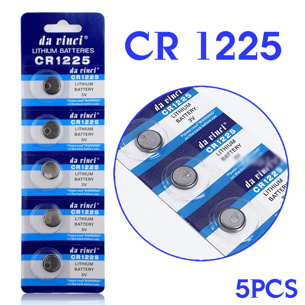 

YCDC 100% Original Button battery 3V LM1225 BR1225 ECR1225 CR1225 Watch Button Coin Cells Lithium Battery 10 Pcs