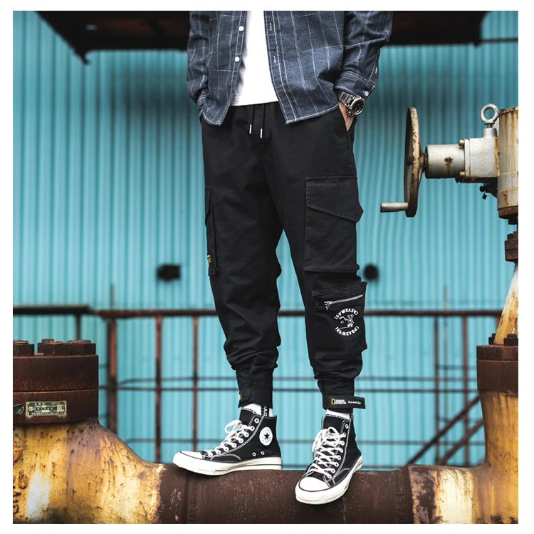 Moda Clássico Verão Homme Sweatpants Hip Hop