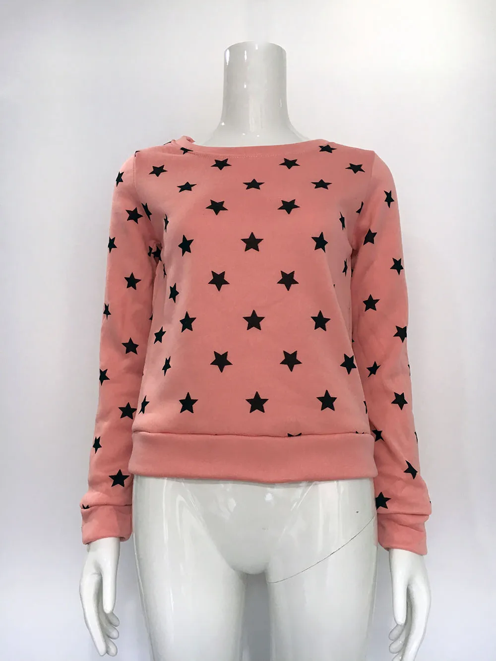 نجوم أغطية رأس مطبوعة بلوزات 2019 النساء عارضة Kawaii المتناثرة جديد العرق الشرير للبنات الملابس الأوروبية قمم الكورية نجوم أغطية رأس مطبوعة بلوزات 2019 النساء عارضة Kawaii المتناثرة جديد العرق الشرير للبنات الملابس الأوروبية قمم الكورية