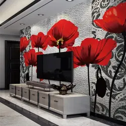 Beibehang 3d обои фрески на заказ гостиная, спальня Черный и белый цвета абстрактный чернила дым 3d Цветы Фрески home decor