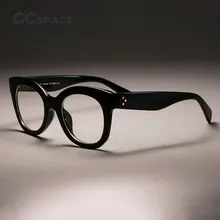 CCSPACE Женские квадратные оправы для очков для женщин женские заклепки оттенки кошачий глаз оптические компьютерные очки модные очки
