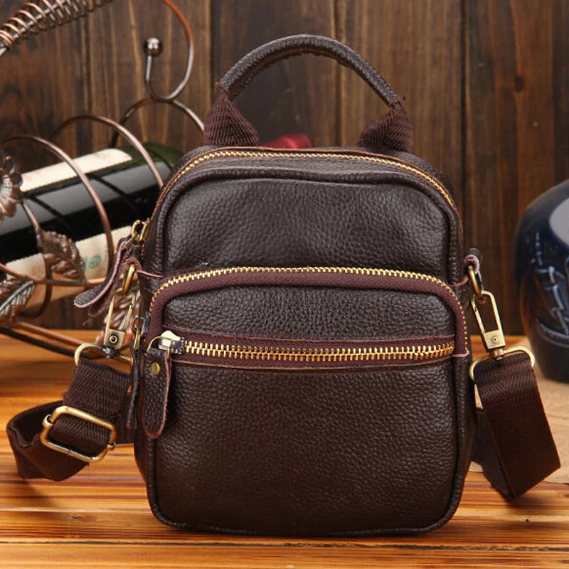 New Korean Fashionable leather man bag shoulder bag Messenger bag