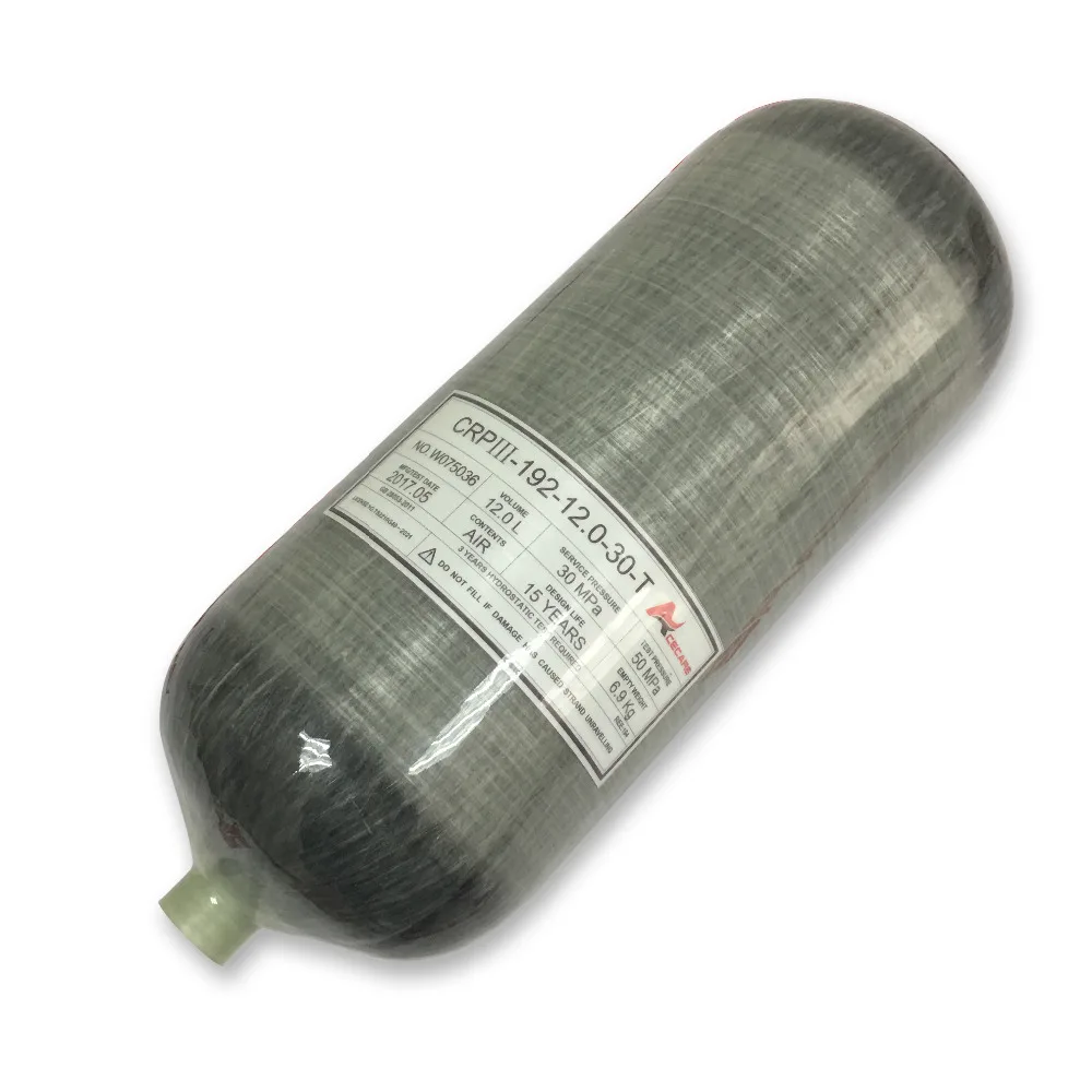 Acecare Pcp Airforce Condor 12L 300bar 4500psi Compressed Air Carbon fiber Tank With Valve Drop Shipping Dive Tank AC31211 Acecare Pcp Airforce Condor 12L 300bar 4500psi Compressed Air Carbon fiber Tank With Valve Drop Shipping Dive Tank AC31211