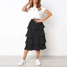 AYCOSIN женские летние вечерние с принтом в стиле бохо, высокая талия, шнуровка, бедра, длинная юбка размера плюс, Vestidos B