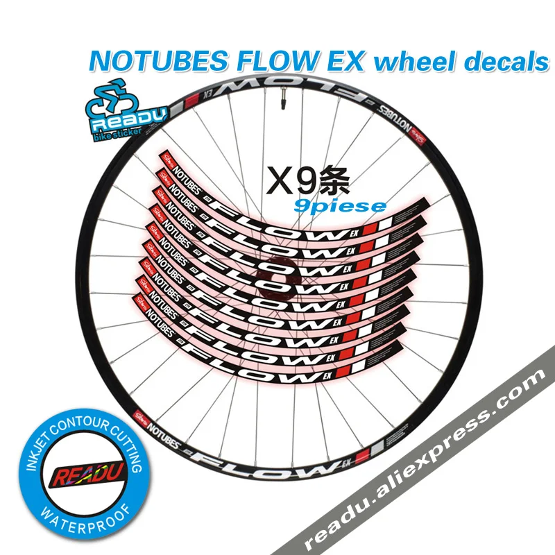 NOTUBES FLOW EX горный обод колеса наклейки MTB велосипед наклейки для обода колеса наклейки велосипед наклейки для двух наклейки для колес