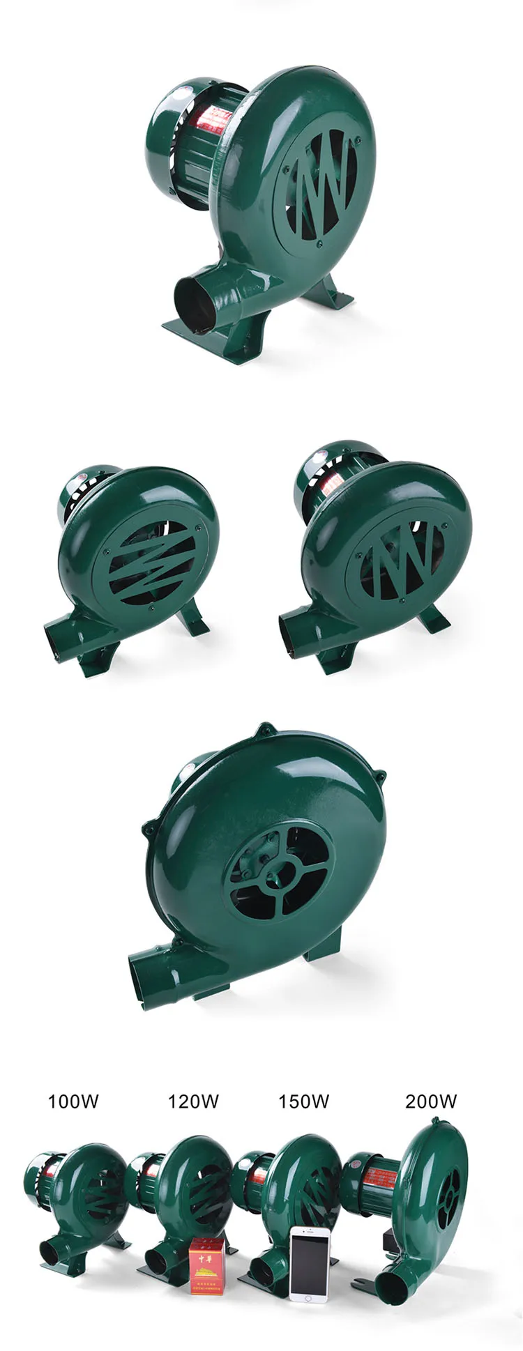 30W 40W 60W 200W EUA Plug adapter UE Verde para churrasco