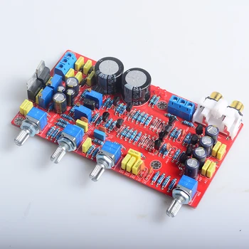 

YJ HIFI audio dual AC12V-0-12V J74+K170+A970+C2240 Tone plates Preamp mixer board Pre-amplifier board for HIFI amplifier