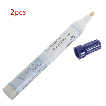 

2Pcs Pen With Rosin flux FPC PCB Plate Welding Repair Tools Non-clean For Solar Cell Panel DIY Solder Power
