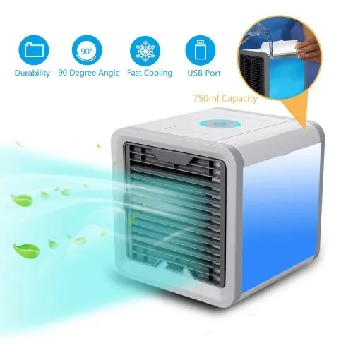 

Portable Mini Air Conditioner Multifunction Cooling Fan with LED Lights Air Humidifier Purifier Air Cooler Summer Home