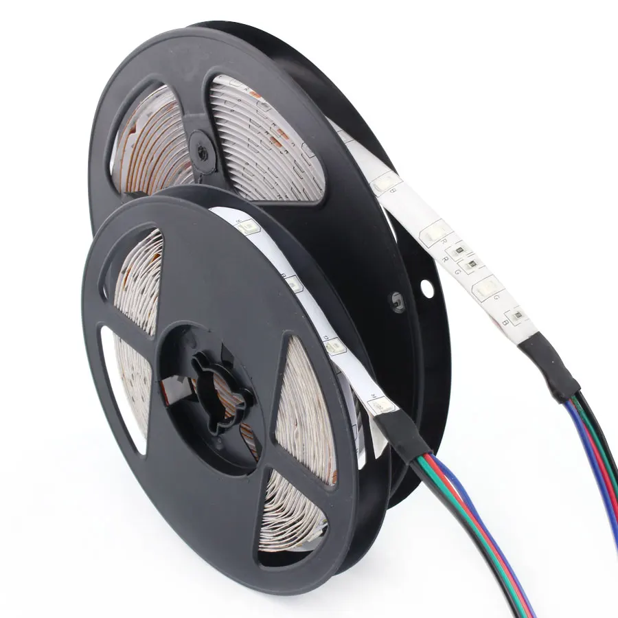 12 V Светодиодный светильник SMD 2835 RGB Водонепроницаемый 5 M 120 светодиодный/M RGB 12 V Светодиодный светильник s 12 V Вольт лента лампа Диодная лента ТВ ПОДСВЕТКА