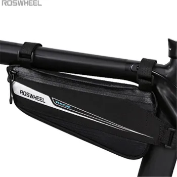 

ROSWHEEL BICYCLE UPPER TUBE TRIANGLE BAG BIKE FRONT BEAM BAGS CYCLING RIDING ORGANIZER BAG 0.6L RACE SERIES