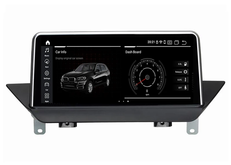 Android 9.0 ID7 CAR DVD FOR BMW X1 E84 supply with iDrive without original screen player stereo monitor ips screen audio in one