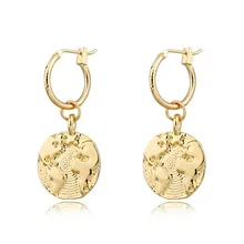 1 пара Европейская мода Маленькая Земля кулон серьги для женщин креативный Золотой Серебряный цвет карта мира круглые серьги ювелирные изделия E180-1