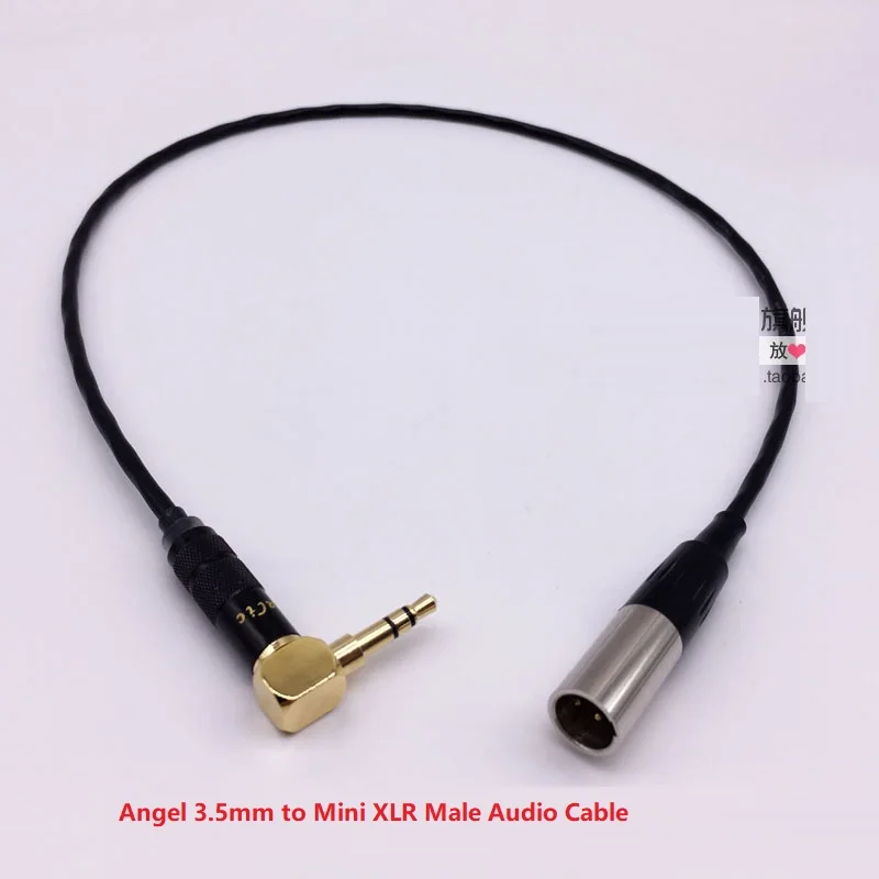 HIFI Angel 3 5mm to Mini XLR Male Earphone Audio Cable 3 5mm to Mini XLR Female Audio Cable for Q701 K702 K271 K240 Headphone