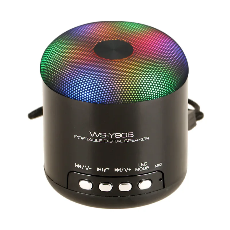 Portable Mini LED Bluetooth Speaker With TF USB Bass Handsfree Music