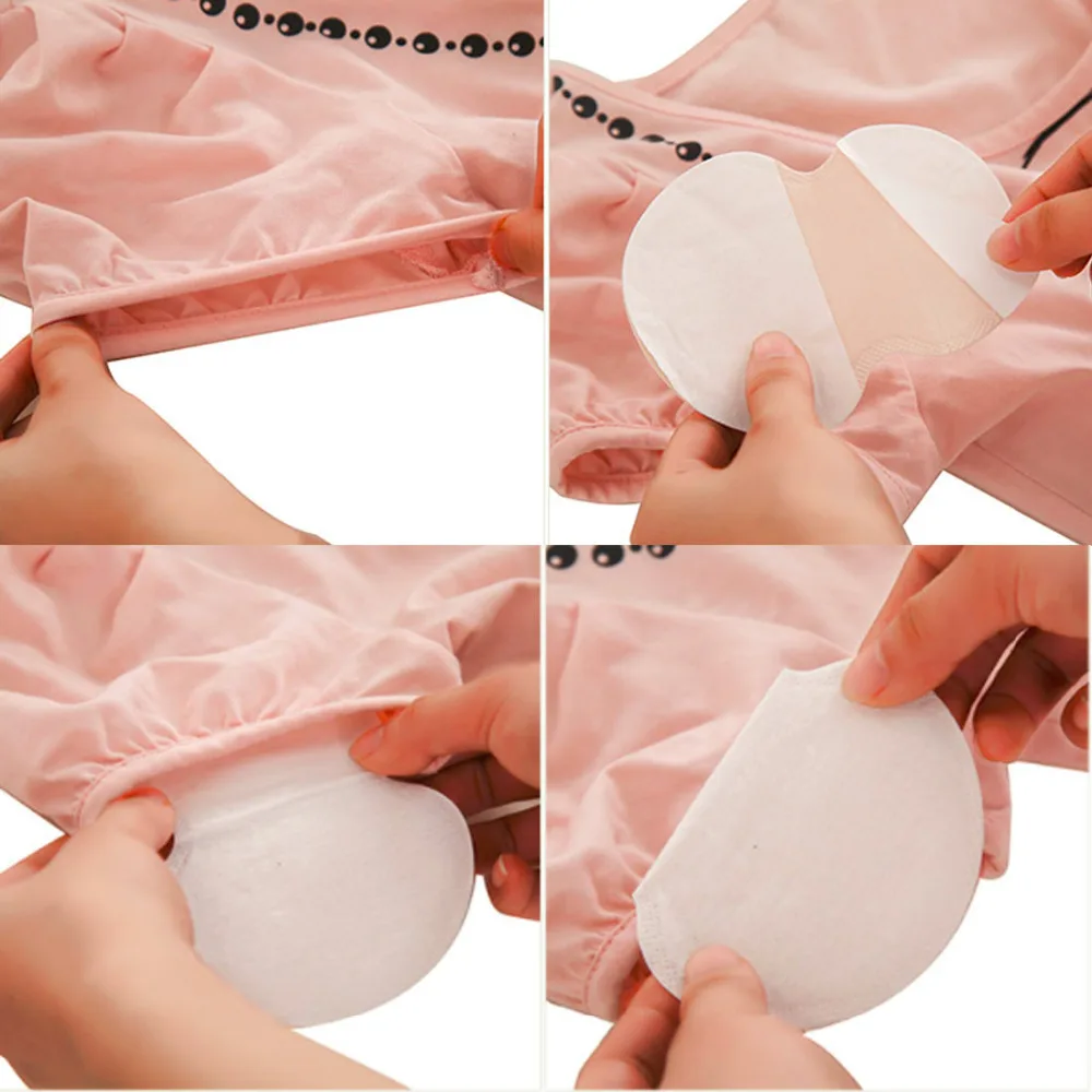 

Top Sale 50pcs Unisex Armpit Perspiration Antiperspirant Deodorant Underarm Absorbing Sweat Shield Pad Sweat Absorption Paste