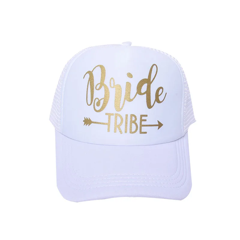 Hen Party Decorations BRIDE TRIBE Hat Cap Bride Team To Be Baseball Cap Bachelorette Party Wedding Bride Decoration Cap PAT69 (2)