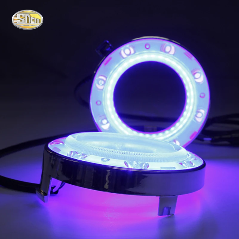 

SNCN LED DRL Daytime Running Light For Subaru Forester 2008 2009 2010 2011 2012 White and Blue Turning Lights