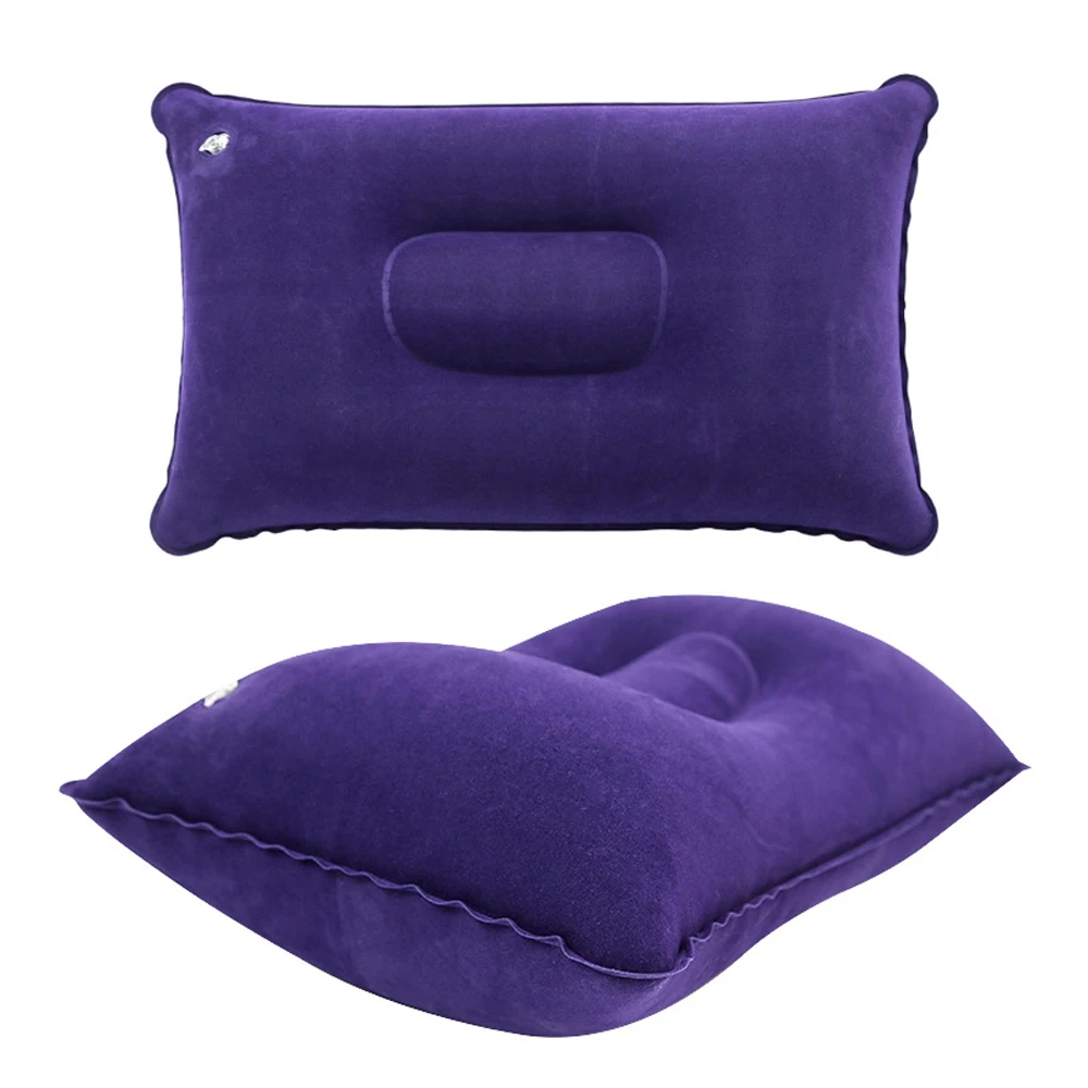 Portable Fold Outdoor Air Inflatable Pillow Camping Hiking Travel