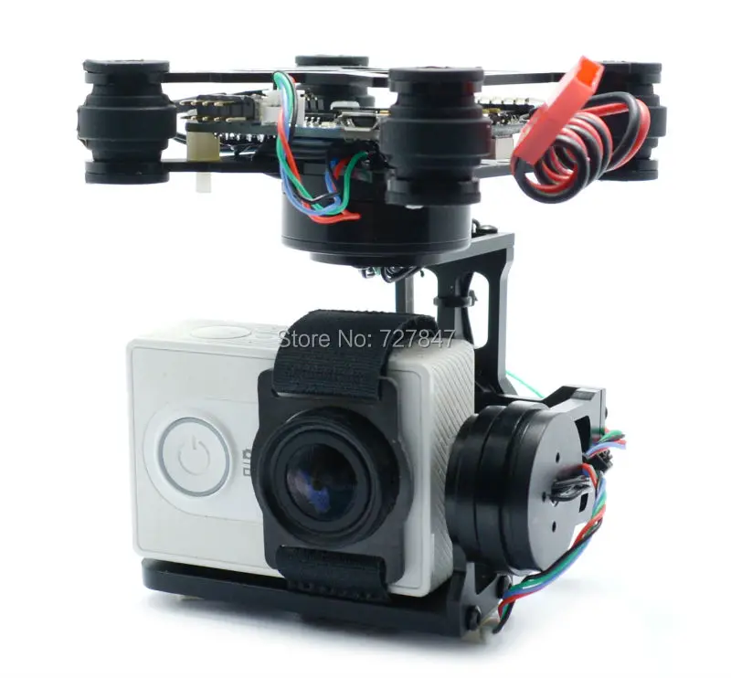 3 Axis Brushless Gimbal W/ Motors And 32 Bit Storm32 Controlller For Gopro 3 Xiaomi Xiaoyi SJ4000 DJI Phantom Walkera X350