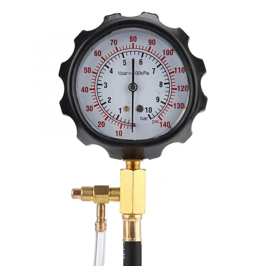 TU-114 Petrol Fuel Diesel Pressure Tester Gasline Injector Pump Pressure Gauge Diagnostic Tool