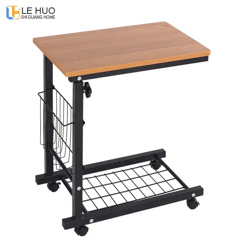 Wooden Laptop Table Mobile Computer Office Desk Living Room Table Mobile Computer Office Desk