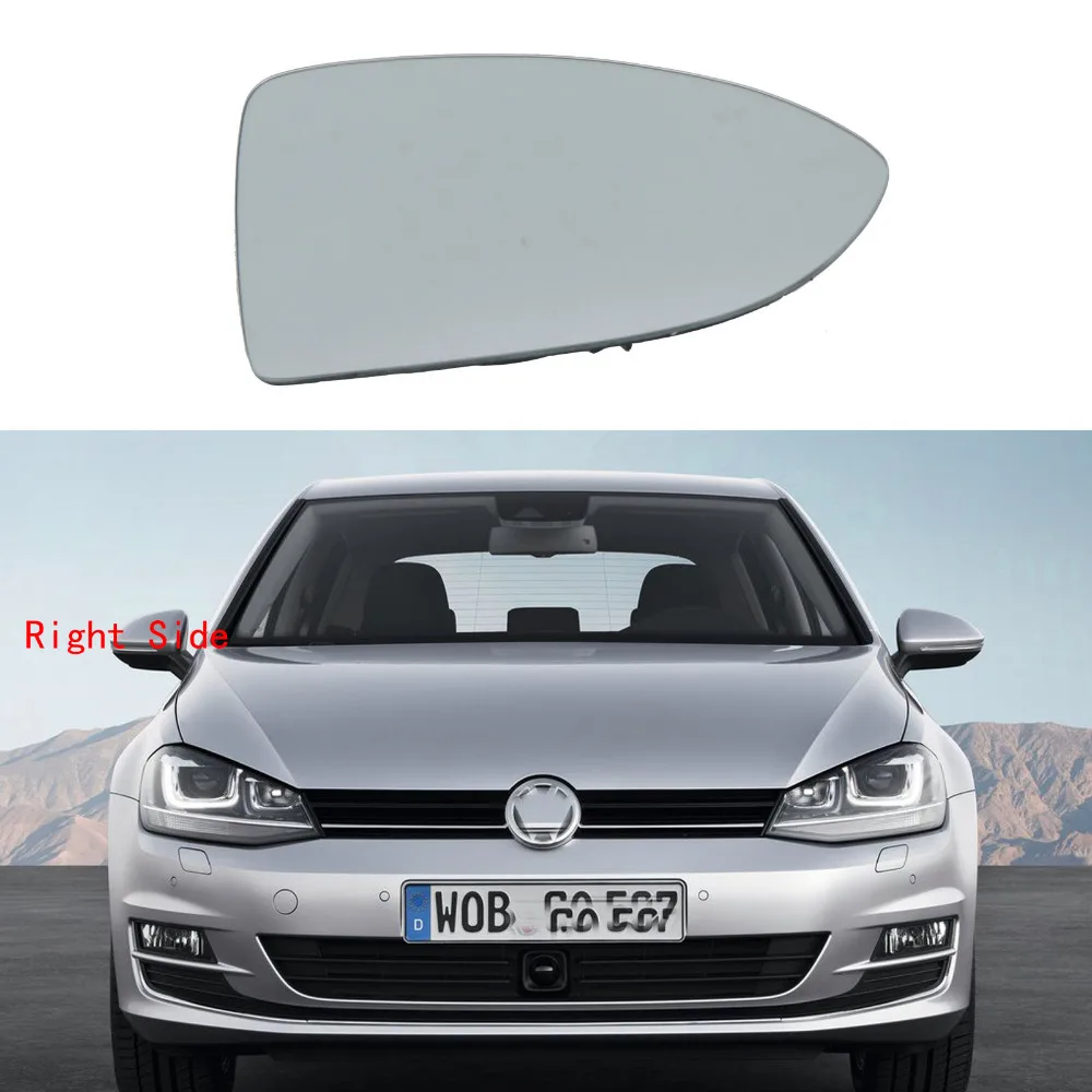 Right Side Car Mirror Glass For VW Golf 7 MK7 GTI GTD 2013 2014 2015