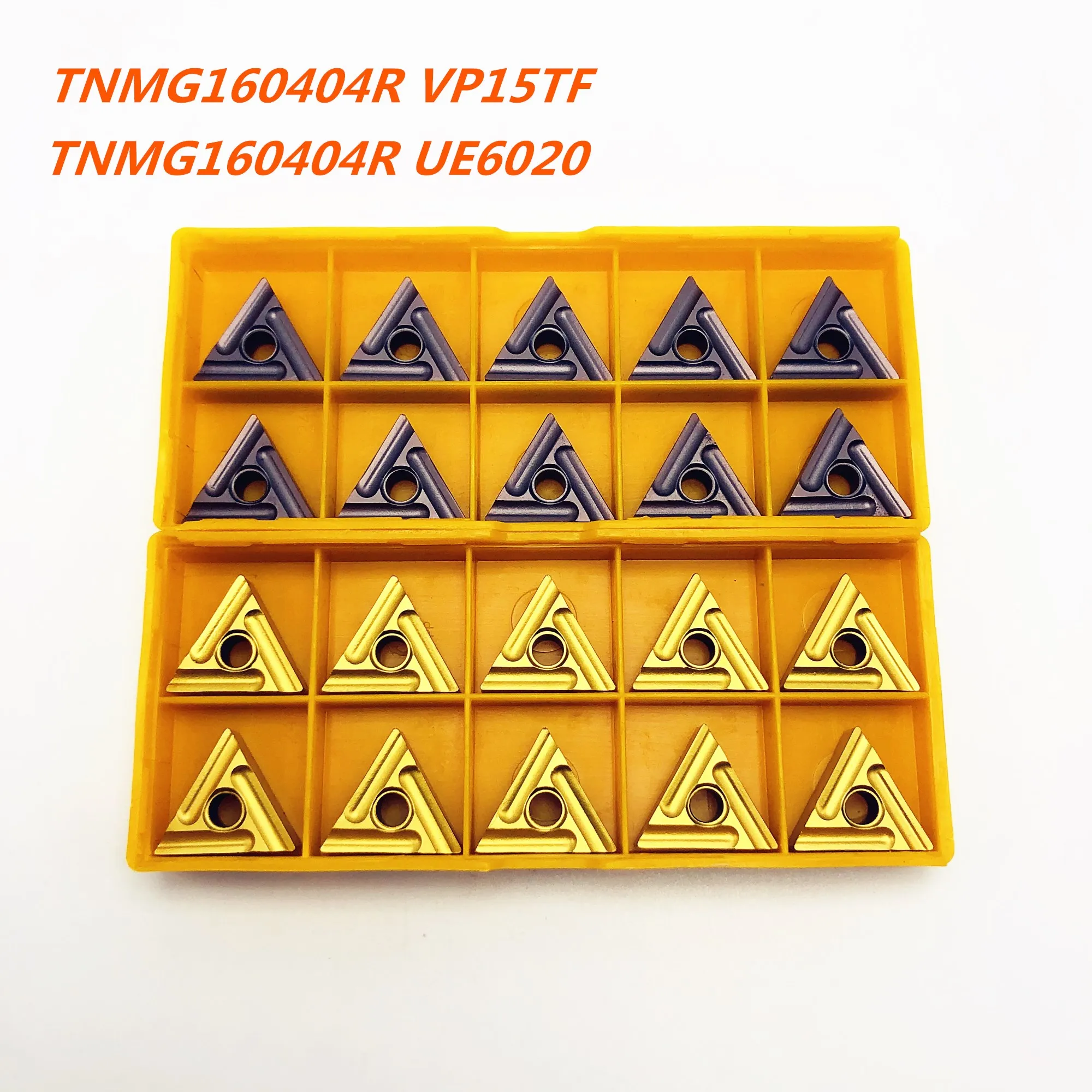 

Carbide insert TNMG160404R VP15TF/UE6020 new triangular CNC high speed precision grinding tools cutting blade metal turning tool