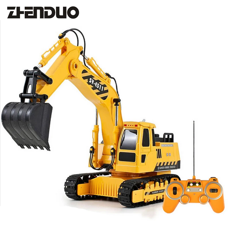 

ZhenDuo Toys 2.4G RC Remote Control Car Excavator Constructing Truck Crawler Digger Model Electronic Engineering Truck Toy